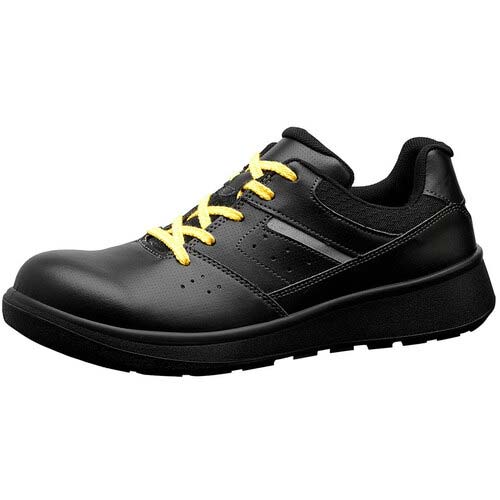 ミドリ安全 静電セフティスニーカー G4シリーズ(人工皮革・ひもタイプ) G4590静電ブラック 22.5cm G4590-SEIDEN-BK-22.5