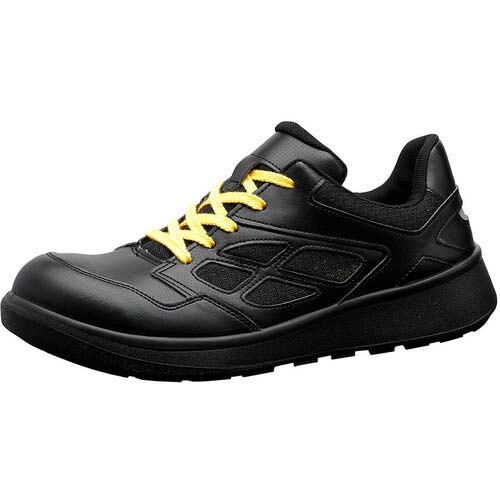 ミドリ安全 静電セフティスニーカー G4シリーズ(ひもタイプ) G4690静電ブラック 22.5cm G4690-SEIDEN-BK-22.5