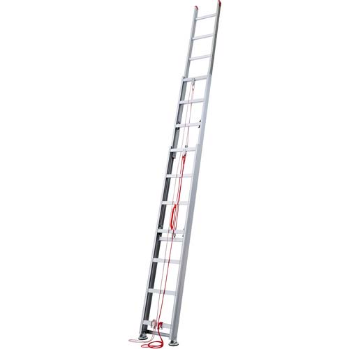 ハセガワ アルミ製サヤ管式3連はしご HD3型 5.78m(10870) HD3-58B