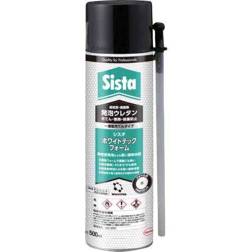 Sista 発泡ウレタン ホワイトテックフォーム ストロータイプ 500ml SWS-525