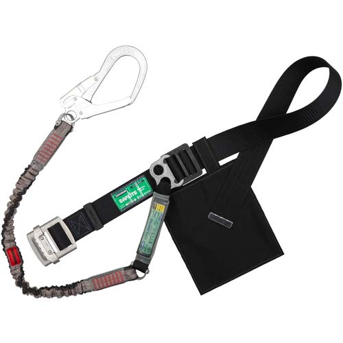藤井電工 ツヨロン 胴ベルト型墜落制止用器具(伸縮タイプ)ノビロン(SL) 黒 Mサイズ ベルト幅50MM×長さ1200MM TBNV593BLKSLMBP