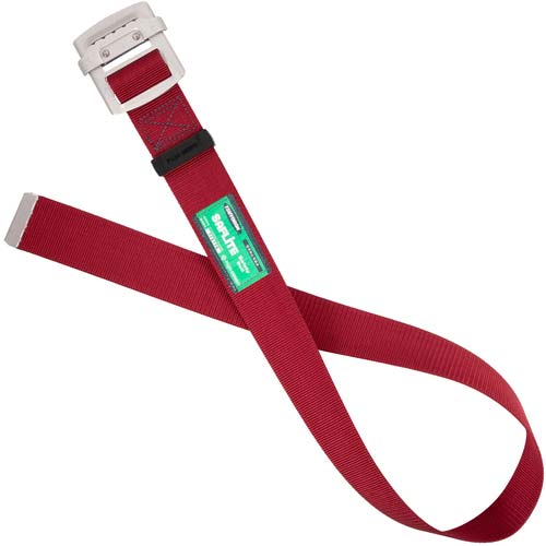 藤井電工 ツヨロン 胴ベルトのみ アルミスライドバックル ダークレッド Lサイズ 幅50MM×長さ1400MM TUBNS5NDRLBP