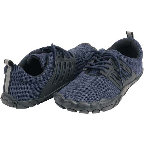 カジメイク 作業靴 6411 ベアフットシューズ ネイビー 25.5cm 6411-55-25.5