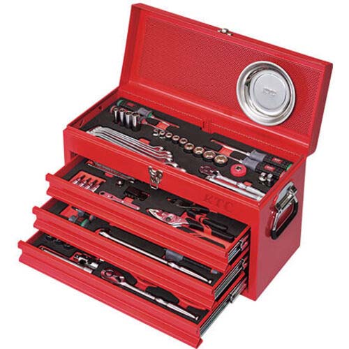 KTC 工具セット チェストタイプ 72点 レッド SK7722XR