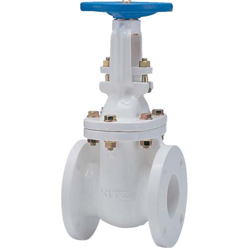 KITZ 鋳鉄ライニングバルブ フランジ形仕切弁 呼び径150A (6インチ) 5FCMN150