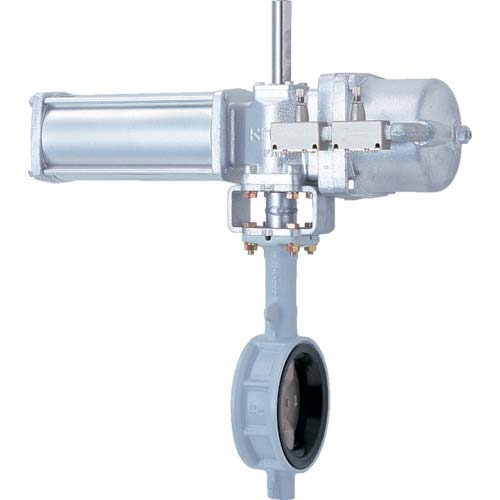 KITZ 空圧ダクタイル鉄製バタフライバルブ DJUEシリーズ呼び径400A (16インチ) BS-10DJUE450