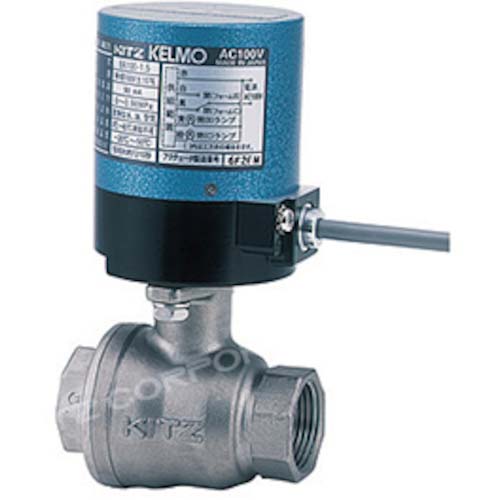 KITZ 電動小型自動ボールバルブ 32A EA200-UTFE11/4