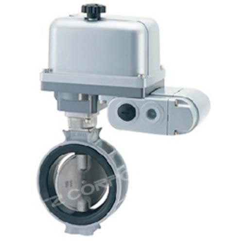 KITZ アルミ製電動バタフライ弁80A EXS100-10XJSME80