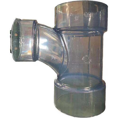 エスロン 透明DV継手 90度大曲りY(LT)100×75 SDLT1H1