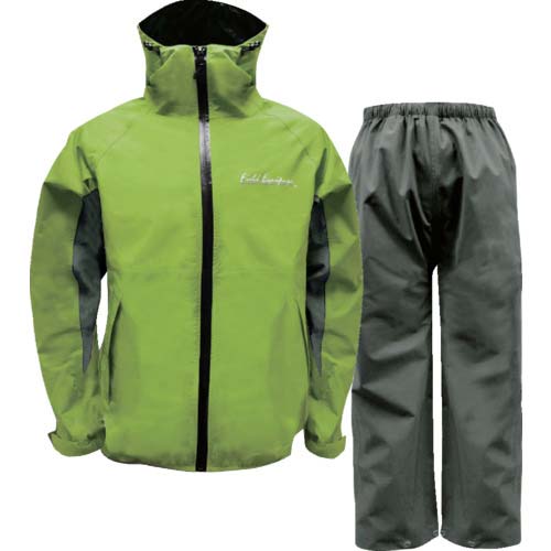 トオケミ レインスーツ カイロスストレッチレインスーツ ライム 3L 7909-LIME-3L