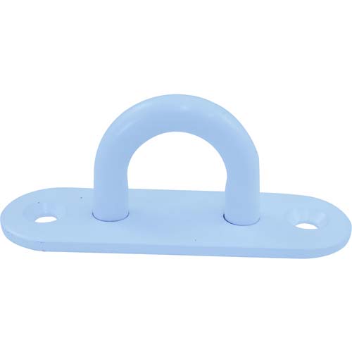 DAIDOHANT スリムアイプレート マットホワイト/鉄 5mm(HA-823) (A)45×(B)15×(C)13mm 10104247