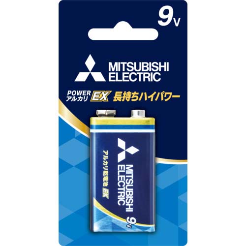 三菱電機 アルカリ乾電池 9V ブリスターパック 6LR61EXR/1BP