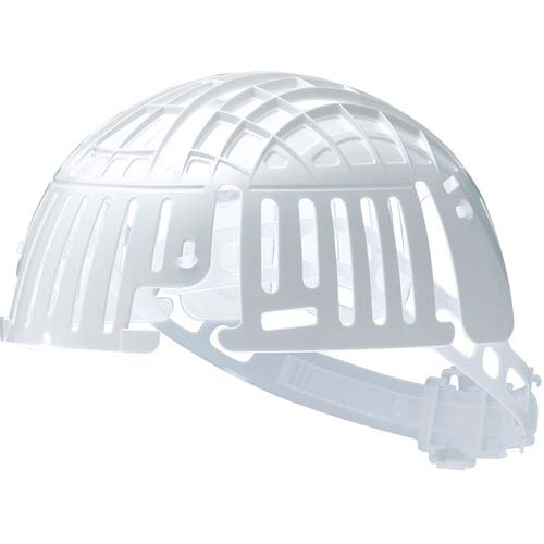 ミドリ安全 帽子用インナーキャップ バンド付き ホワイト INC-200B-ECO-W