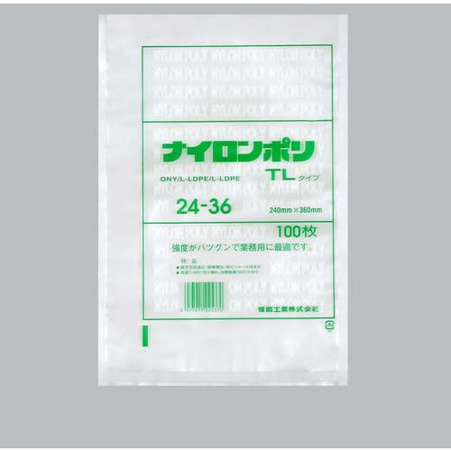福助 ナイロンポリ TLタイプ 24-36 バラ100枚入 0983950