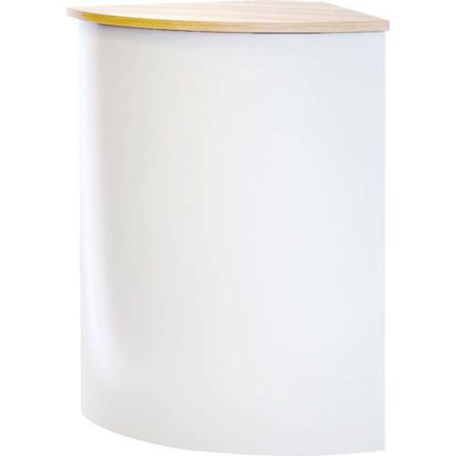 TRUSCO CVAカウンター 外コーナーハイカウンター(天板カラー:ナチュラル(木目調)) CVA-90HR-NA