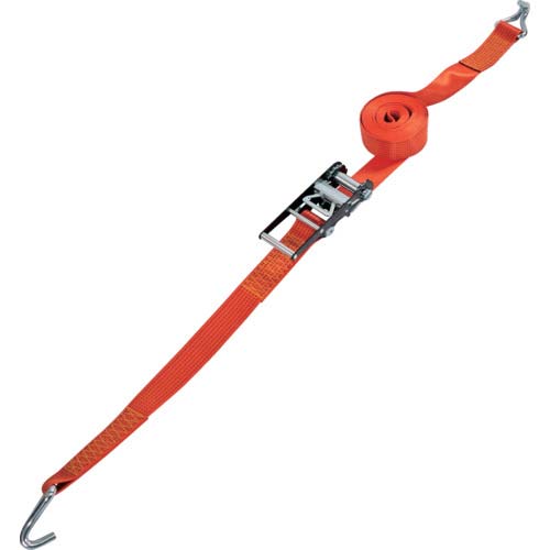 TRUSCO ベルト荷締機ワイドハンドル 75mm幅 2030kg Jフックタイプ JIS規格品 GV75A-2000J