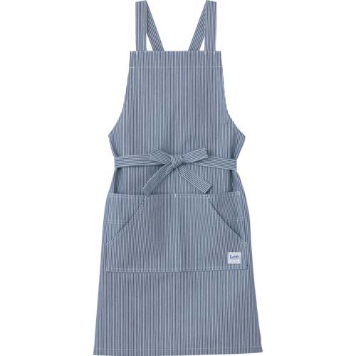 Leeワークウェア 胸当てエプロン ホワイト×ブルー F LCK79003-18-F