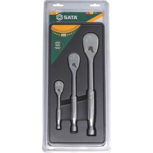 SATA ラチェットハンドル3点セット 120XP 差込角12.7mm差込角9.5mm差込角6.35mm ST13975