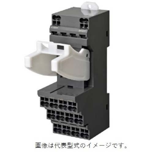 OMRON プッシュイン端子台ソケット リレー極数4 PYF-14-PU