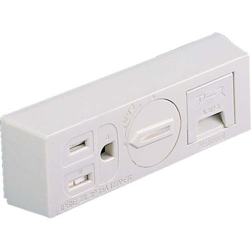 Panasonic プラスコン用Eターミナル付接地コンセント DH1742W