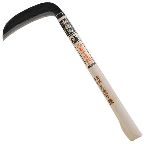 梅鉢龍馬 両刃中厚鎌 表抜