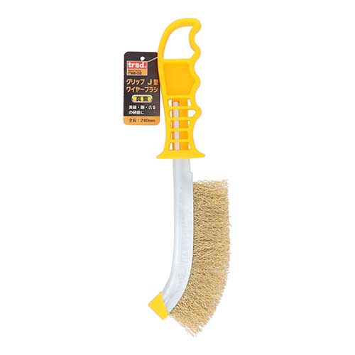 trad グリップJ型ワイヤーブラシ TWB