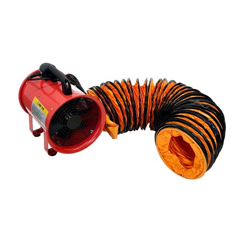 プロモート ポータブルファン200mm ダクト5m付 JOD