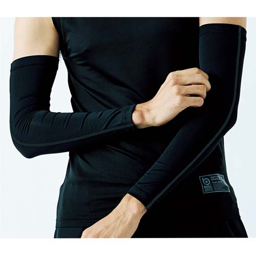 おたふく BT バグクリア アームカバー メンズ 11.ブラック JW-638