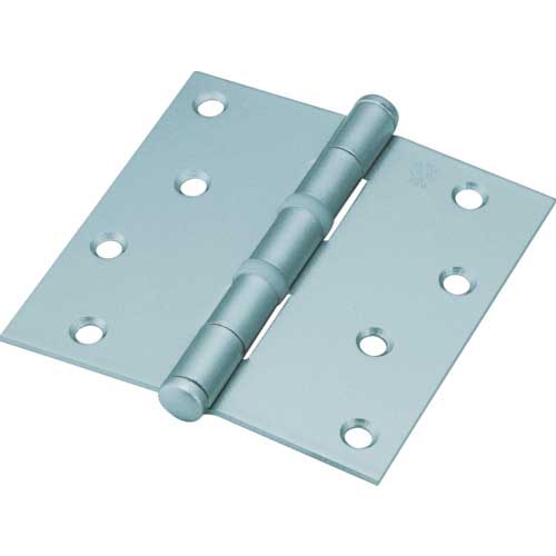 【廃番】TRUSCO スチール製薄口平義星蝶番 シルバー塗装仕上げ 666NR-SV