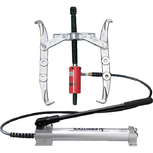 SUPER 2本爪油圧プーラセット(油圧ポンプHP500AN・ホースHH2N) GLP