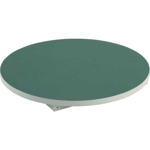 TRUSCO LC型大型回転台 帯電防止マット張り LC-90-80DA