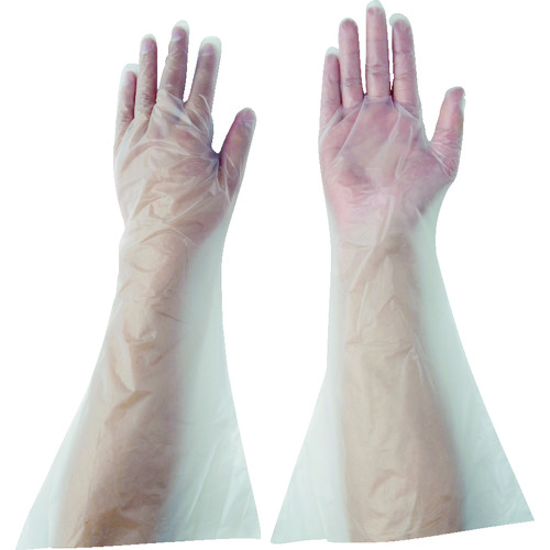 【廃番】AS サニーノール手袋エコロジー ロング 100枚入 6-9730-1