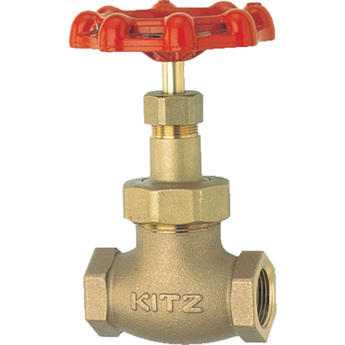 KITZ ジスク入りグローブバルブ 150型 青銅 D
