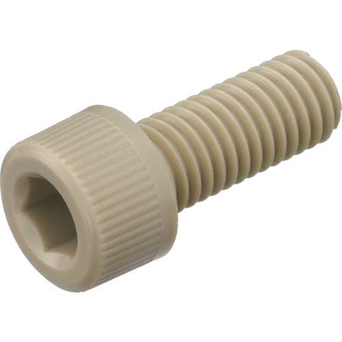 TRUSCO ポリエーテルエーテルケトン PEEK 六角穴付ボルト 50本入 BPEEK-CBM