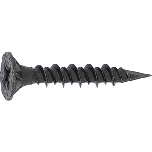 TRUSCO 木が割れにくいビス 黒亜鉛メッキ CVA