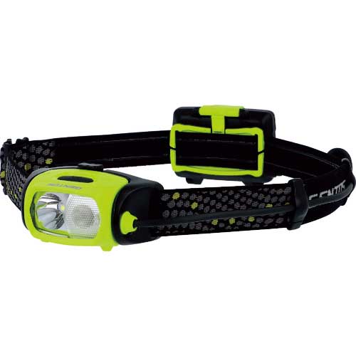 【廃番】GENTOS ヘルメット直接装着可能LEDヘッドライト ガンビット GB