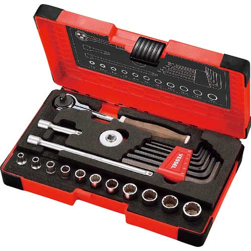 VESSEL ウッディスイベルソケットレンチセット HRW-M-SW