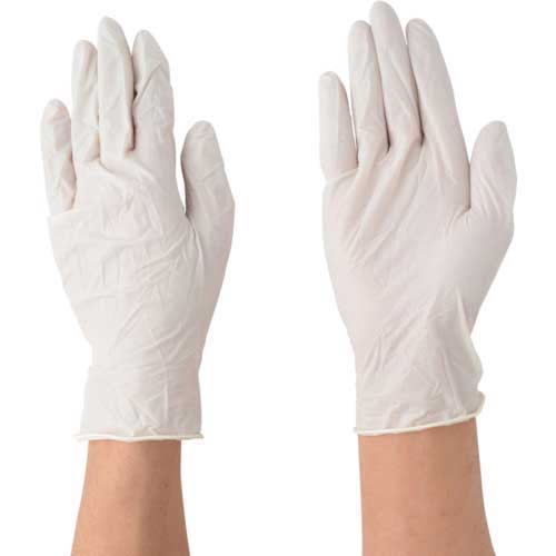 【廃番】エステー モデルローブ天然ゴム使いきり手袋 粉つき NO910