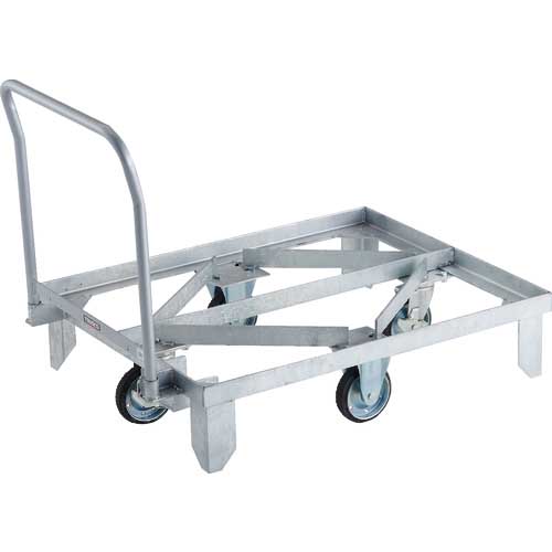 TRUSCO ネットパレット台車 ハンドル付 RBPC-H