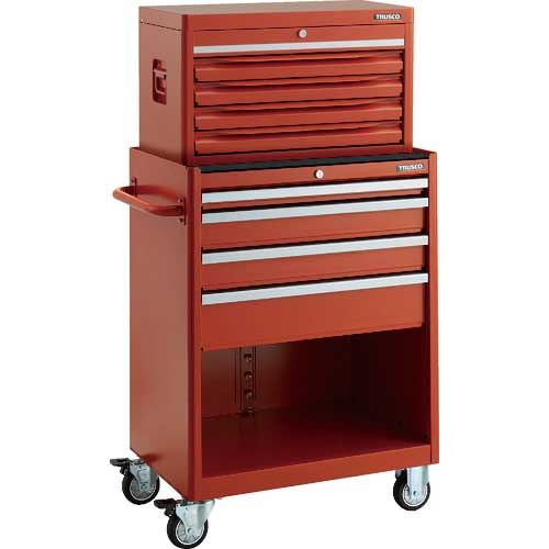 TRUSCO ローラーキャビネット TRC-C4X1台付 TRC-C4R