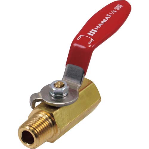 HAMAI オス-メス黄銅製ボールバルブ BBS-81-RC