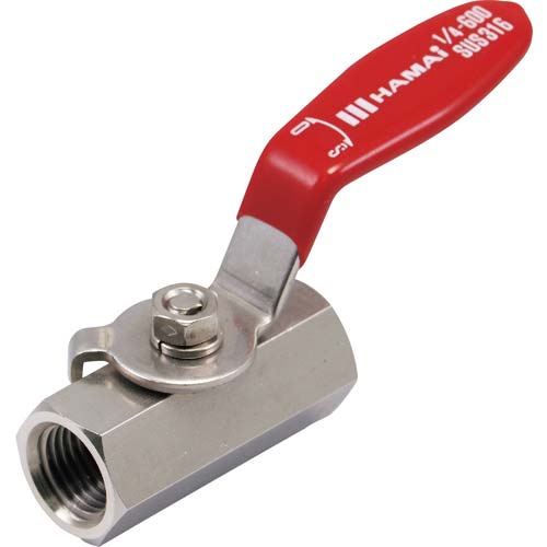 HAMAI ステンレス製ボールバルブ(レバー) BSS-01-RC