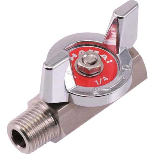 HAMAI オス×メス接続 禁油処理ステンレス製ボールバルブ(08A〜15A) BSS-684-RC