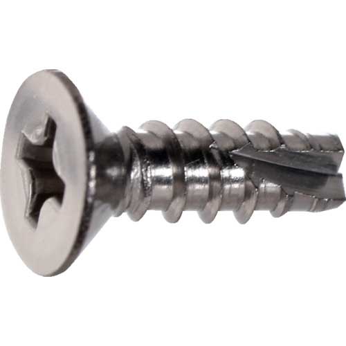 TRUSCO 皿頭タッピングねじ 2種溝付B1 ステンレス ヘキサゴンパック S037
