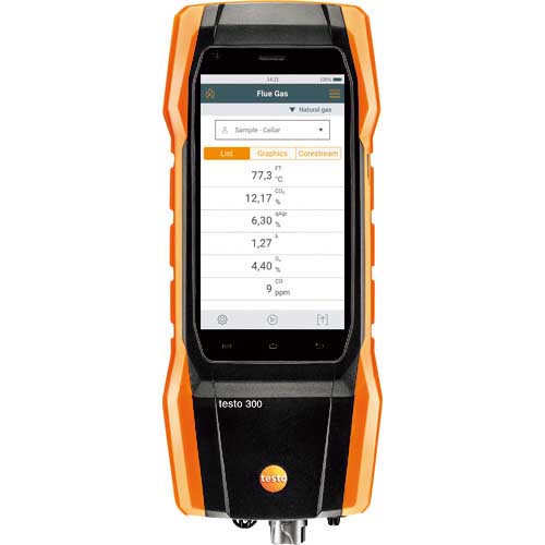 【廃番】TESTO スマート排ガス計 TESTO300O2CO-SET