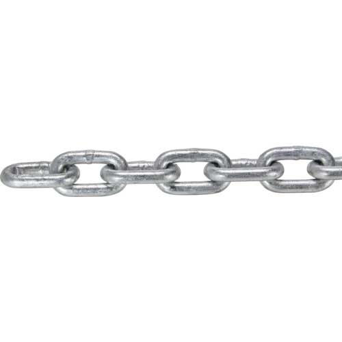 TRUSCO JIS F2106第一種規格相当 ロングリンクチェーン スチール ドブメッキ 線径13mm TIC-13-LG-D-C