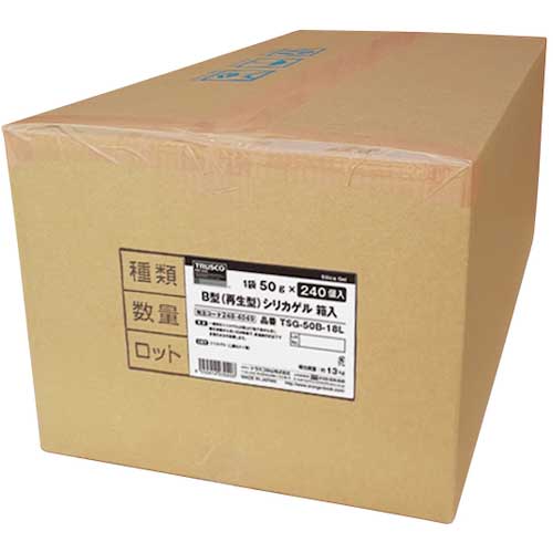 TRUSCO シリカゲル 調湿(吸排湿):再生型 B型 TSG-B-18L