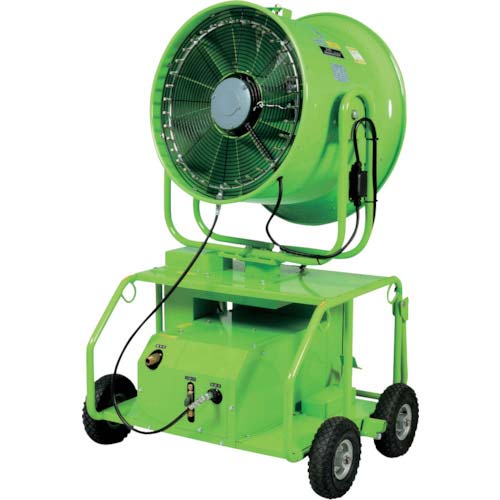 スーパー工業 200Vミスト発生機 SFJ-3200W (3.1kW) 移動式ファンタイプ