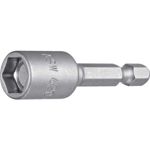 ASW 磁石付きソケットビット 差込角6.35 全長50mm