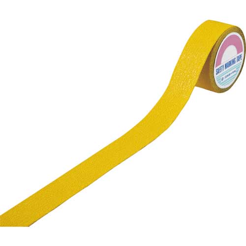 緑十字 滑り止めラインテープ 重歩行タイプ ASH 5m アルミ+鉱物粒子 2602